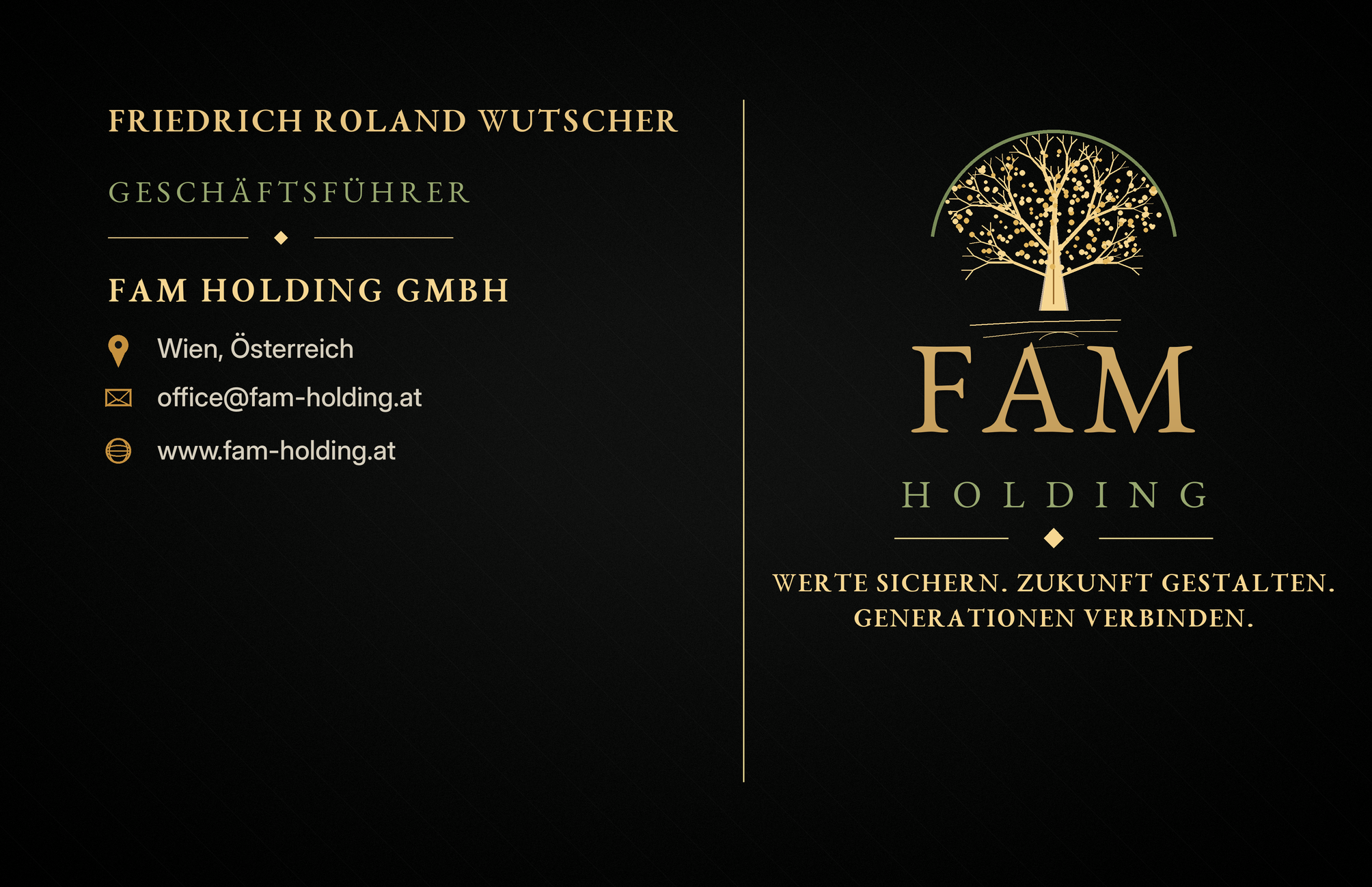 Visitenkarte Vorderseite